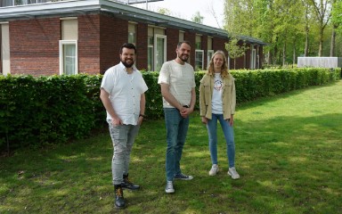 Docenten Nick, Mark en Nanne